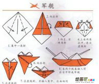 折纸大全：战舰