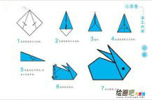 折纸大全：小兔子