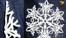 剪纸图案大全：怎样剪雪花？