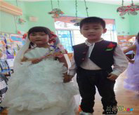 幼儿园环保时装秀图片：幼儿环保时装秀制作