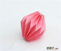 灯笼制作方法:小巧可爱的立体折纸灯笼