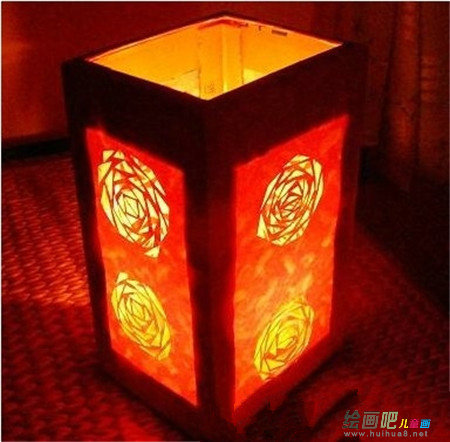 灯笼制作方法:“中国风”烛光灯笼