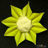 折纸大全：折纸太阳花