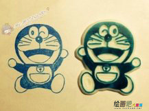 橡皮泥手工制作：蓝胖子
