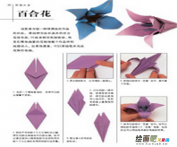 折纸大全：折纸百合教程