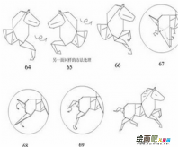 折纸大全：手工折纸马折纸图谱教程