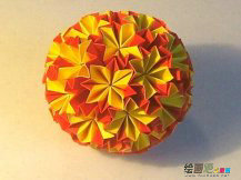 剪纸图案大全：纸球花