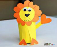 卡纸手工制作大全：卫生纸卷筒和卡纸做可爱小