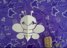 剪纸图案大全：勤劳的小蜜蜂剪纸图案