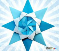 折纸大全：编织折纸星的手工制作教程