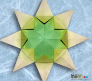 折纸大全：折纸星太阳光芒手工折纸制作教程