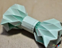 折纸大全：立体蝴蝶结的折纸方法