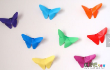 折纸大全：蝴蝶折纸装饰品