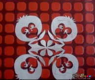 剪纸图案大全：卡通小猴子的剪纸图案步骤