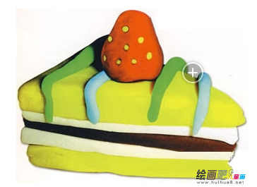 橡皮泥手工制作：橡皮泥蛋糕制作成品图欣赏