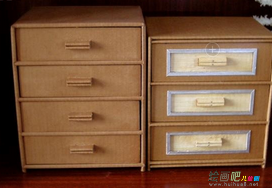 废物利用手工制作：精美复古收纳盒DIY