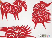 剪纸图案大全：剪纸图案大全