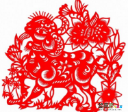 剪纸图案大全：经典的羊年剪纸的设计