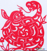 剪纸图案大全：最新的剪纸蛇图片