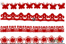剪纸图案大全：剪纸基础教程之剪纸花边的剪裁