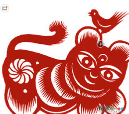 剪纸图案大全：基础剪纸符号水滴形剪纸构型学习教程