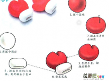 橡皮泥手工制作：儿童创意橡皮泥作品—手套的