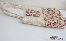 布艺手工制作：简单大方的双色拎包手工布艺