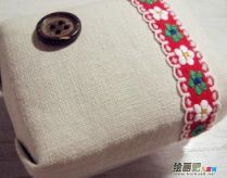 卡纸手工制作大全：自制桌面收纳盒图解