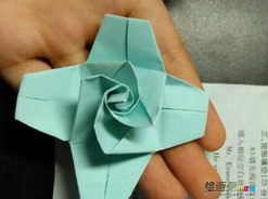 折纸大全：简单的玫瑰花折纸方法