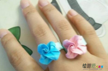 折纸大全：玫瑰花折纸教程图解