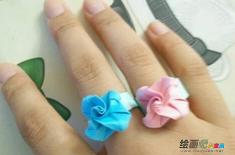 折纸大全：玫瑰花折纸教程图解