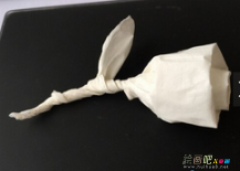 折纸大全：漂亮的纸巾玫瑰