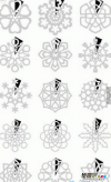 剪纸图案大全：几种雪花剪纸图案大全及方法