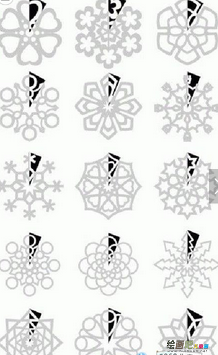 剪纸图案大全：几种雪花剪纸图案大全及方法