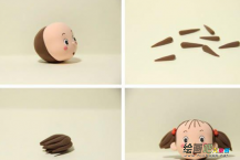 橡皮泥手工制作：橡皮泥手工制作小女孩公仔