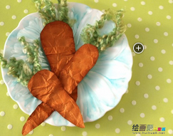 卡纸手工制作大全：有趣的纸艺胡萝卜创意手工做法