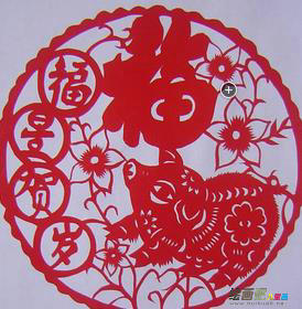 剪纸图案大全：剪纸作品