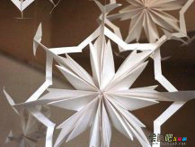 卡纸手工制作大全：漂亮的剪纸雪花
