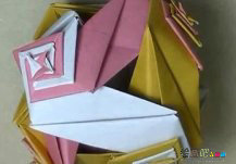 折纸大全：模块折纸编织小球的折纸