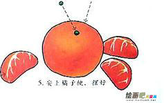 橡皮泥手工制作：橡皮泥手工制作教程—橘子的做法