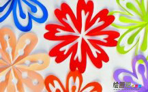 剪纸图案大全：儿童剪纸雪花