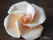 卡纸手工制作大全：卡纸玫瑰花
