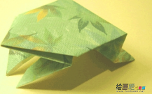 折纸大全：如何折会跳的青蛙