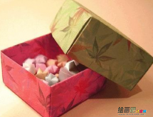 折纸大全：纸盒的折法图解