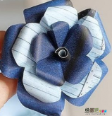 折纸大全：漂亮的折纸花全过程