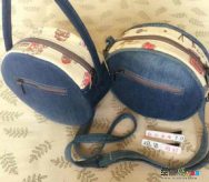 布艺手工制作：手工DIY布艺圆版桶包的做法详细