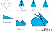 折纸大全：可爱的小纸兔子简单折纸