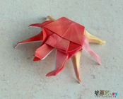 折纸大全：手工折纸大全图解之小螃蟹的折纸方法教程