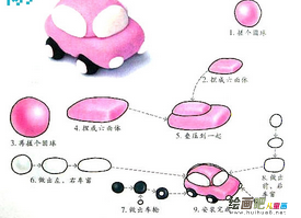 橡皮泥手工制作：橡皮泥作品图片