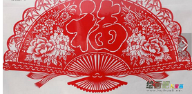 剪纸图案大全：单色剪纸